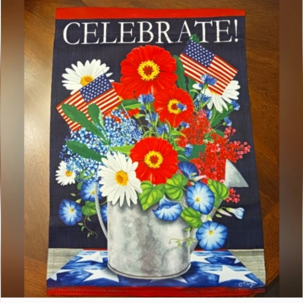 4th Of July Garden Flag, NWOT